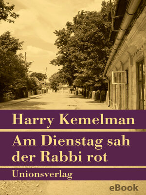 cover image of Am Dienstag sah der Rabbi rot